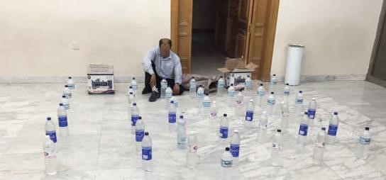 خمور محلية بحوزة اسيوي﻿