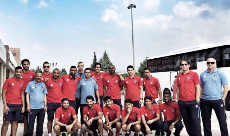 بعثة الابيض لحظة الوصول الى تركيا﻿
