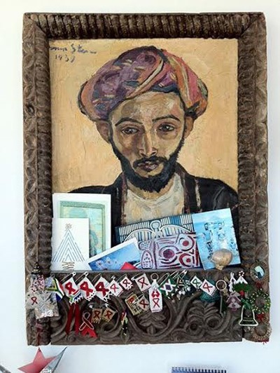 العثور على لوحة "عربي يرتدي الأسود" في مطبخ منزل بلندن