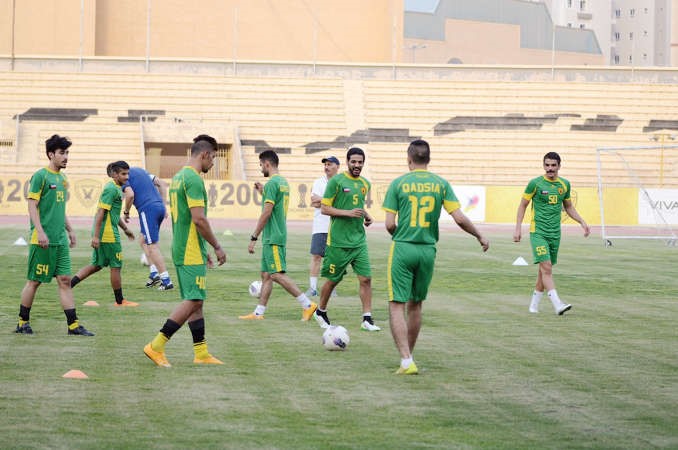 لاعبو الاصفر مستعدون لاولى المواجهات الودية	 المركز الاعلامي بنادي القادسية﻿