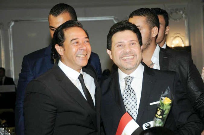 نقيب الموسيقيين المصريين هاني شاكر بعد تسلمه تكريم شادية﻿
