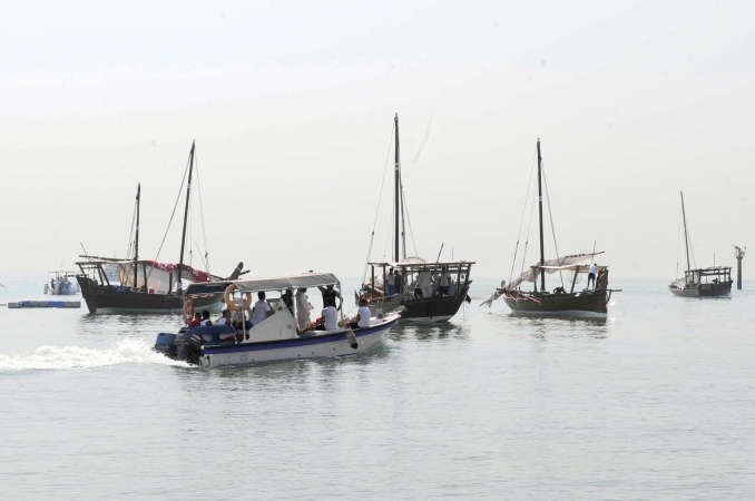 السفن المشاركة في رحلة الغوص 	هاني عبدالله﻿