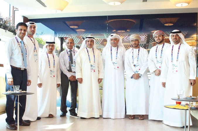 عدد من مسؤولي اجنحة دول مجلس التعاون الخليجي في اكسبو ميلانو 2015 ﻿