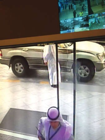 المركبة التي هرب فيها المشتبه به وتم التعميم عليها