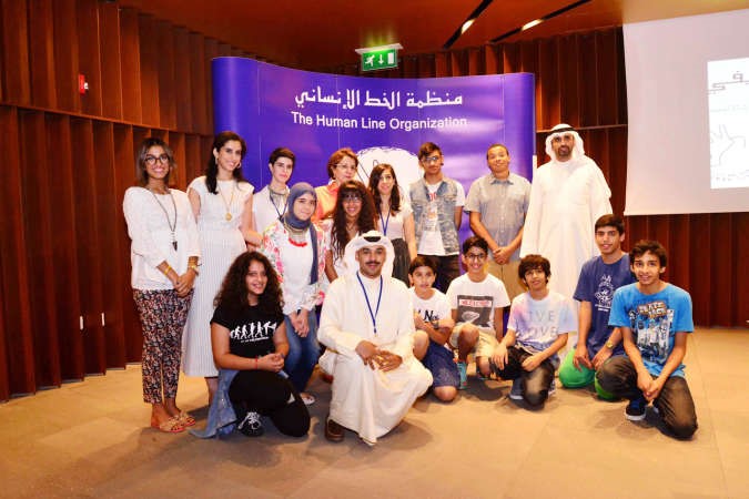 المشاركون في الفعاليات في لقطة جماعية شوانافس قاسم