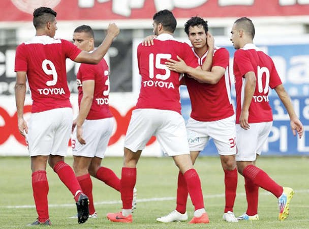 لاعبو النجم الساحلي تالقوا امام الاهلي