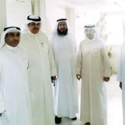 دعبدالله العويصي وعبدالله العنزي وعبدالرحمن المطيري خلال الجولة﻿