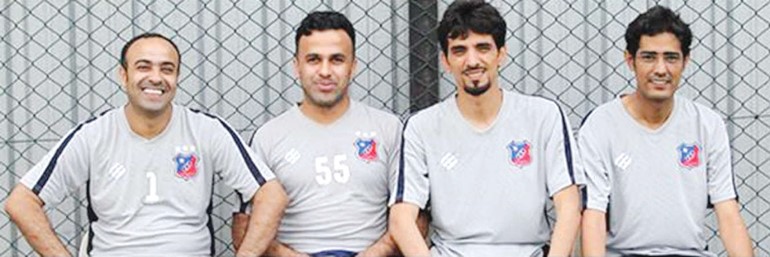 عادل عقلة مع الجهاز الاداري للابيض﻿