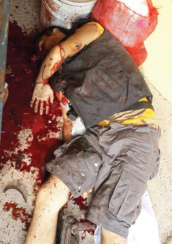 جثة مهاجم مركز شرطة سلطان بايلي في اسطنبول افپ