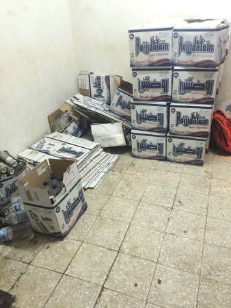 المضبوطات من الخمور﻿