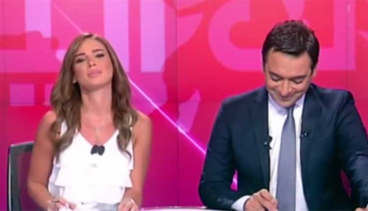 بالفيديو.. "نوبة ضحك" تجتاح مذيعيْن لبنانيين على الهواء