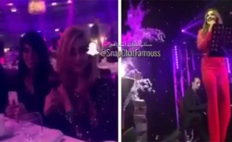 بالفيديو.. شاهد حضور شيلاء وأبرار سبت في حفلة شذا حسّون