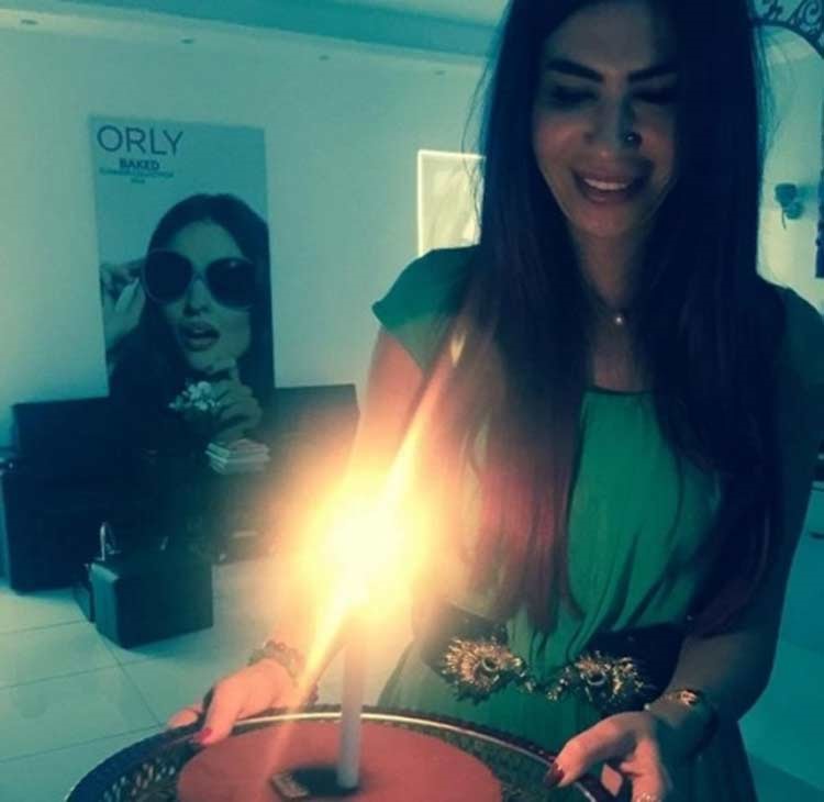 بالصور.. شاهد إحتفال ميساء مغربي بعيد ميلادها