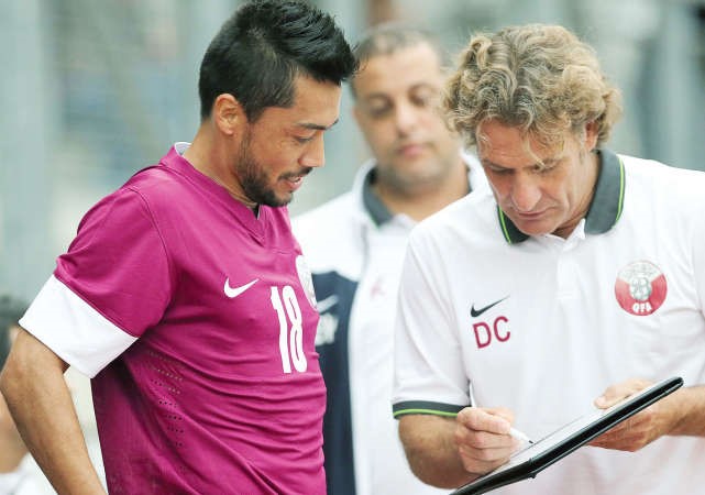 تاباتا انضم مؤخرا لصفوف منتخب قطر الاول