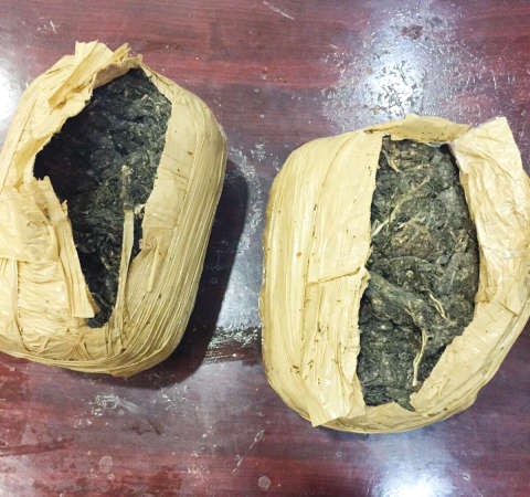الماريغوانا المضبوطة في امتعة الوافدة