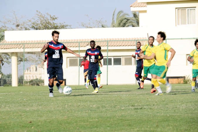 لاعبو اليرموك ظهروا بمستوى جيد امام الجونة
