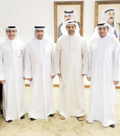 حمد الخالدي ودحمود فليطح وجاسم الكندري وعبداللطيف البلوشي
