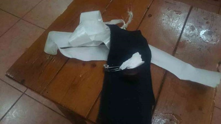 محتويات الحقيبة يرجح انها ادوات سحر وشعوذة﻿