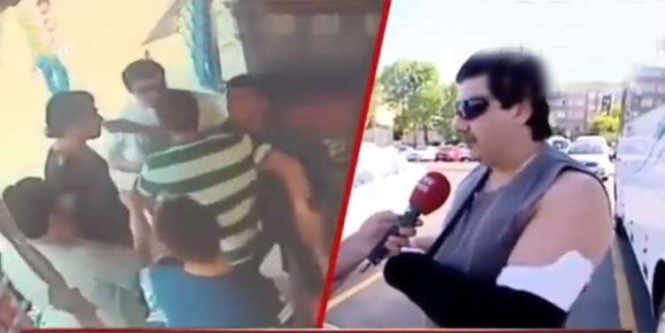 بالفيديو.. الدبوس بعد ضربه 15 شخصاً في تركيا: أنا مسالم!