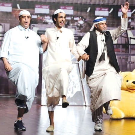 مشهد من مسرحية بشويش﻿