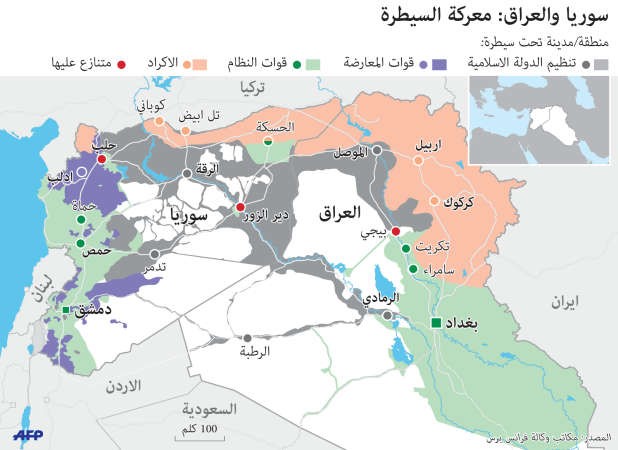 الطائرات العراقية تقتل 22 قيادياً داعشياً