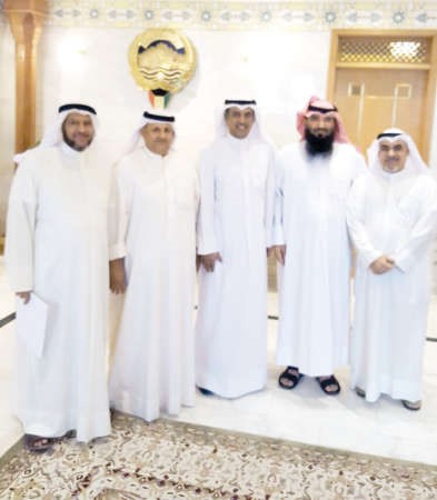 مهلهل الخالد مستقبلا وفد نادي الصم