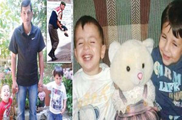 مجموعة صور مجمعة للطفل السوري - الكردي ايلان قبل وبعد وفاته