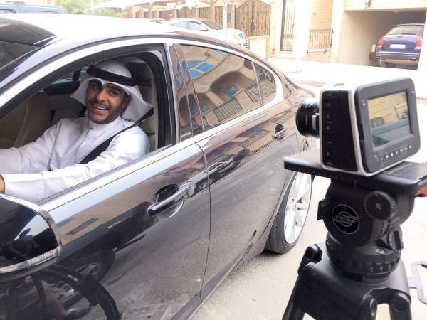 عبدالسلام محمد اثناء التصوير﻿