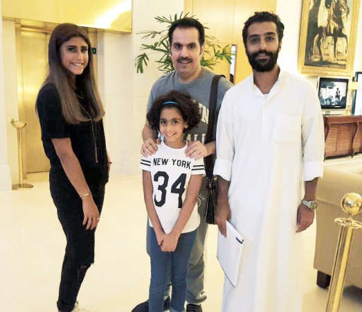  ومع محمد صفر وليلى عبدالله والطفلة حنين المسلم