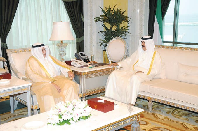 سمو نائب الامير مستقبلا الشيخ خالد الجراح ﻿