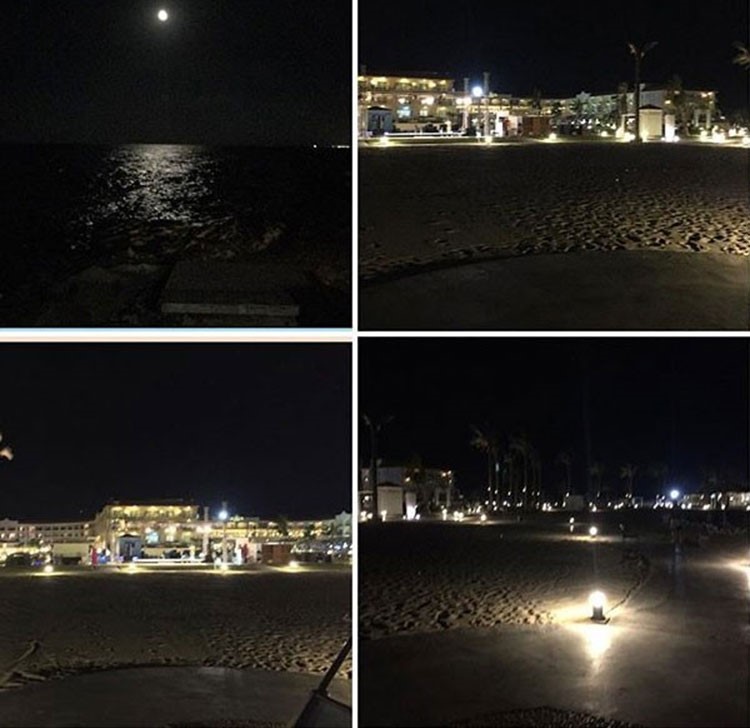 بالصور.. دنيا سمير غانم في أحضان زوجها تحت ضوء القمر