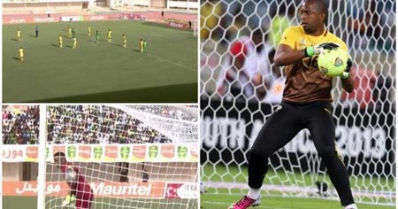 بالفيديو.. حارس جنوب أفريقيا يتسبب بهدف كوميدي في "مرماه"! 