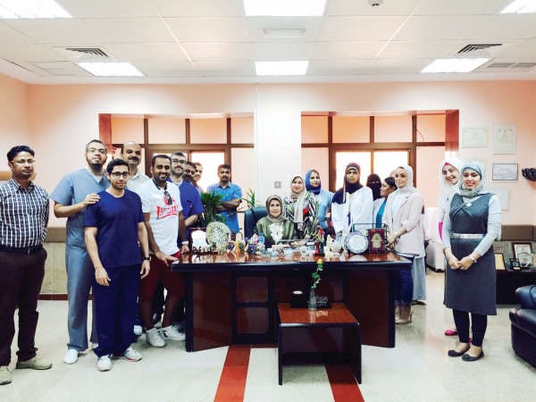 جانب من الاحتفال بمناسبة اليوم العالمي للعلاج الطبيعي