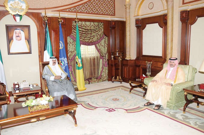 سمو ولي العهد مستقبلا الشيخ مبارك الدعيج﻿