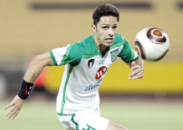 نجم العربي محمد جراغ بدا التدرب بعد العلاج