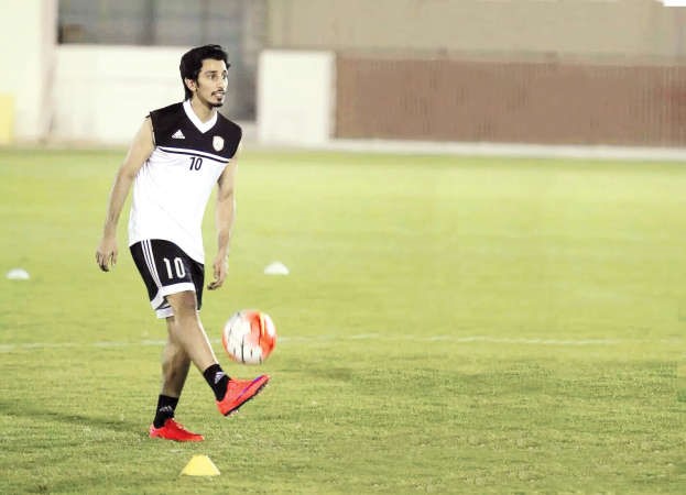 سيف الحشان في التدريبات الاخيرة مع الشباب