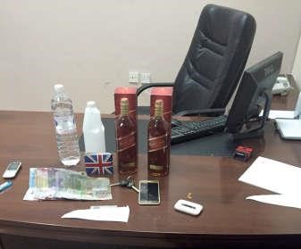 الخمور المضبوط في اشبيلية