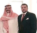  السفير سميح جوهر حيات مع مستشار رئيس جمهورية نيكاراغوا للشؤون الخارجية محمد الاشتتر 