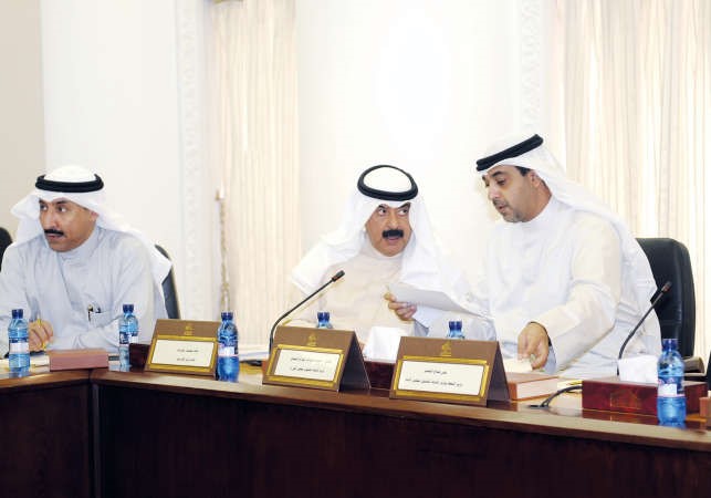 الشيخ محمد العبدالله وخالد الجارالله وسعد الخنفور