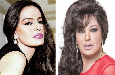 وصلة غزل متبادلة بين شيريهان وفيفي عبده