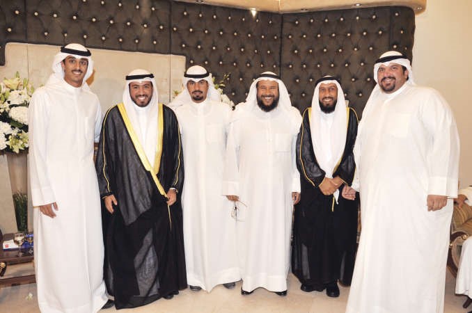 ابراهيم الصالح ومحمد القبندي وخالد الهدلق ومشعل المشاري يهنئون