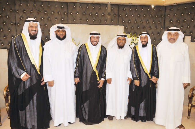 ناصر العمار واحمد العمار وجاسم الذكر الله يهنئون