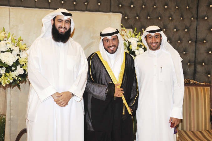 يوسف العيدان وحمد الفهد يباركان