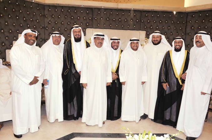 عدنان الراشد وطلق الهيم وماجد الشمروخ وعبدالعزيز الهويشل يباركون