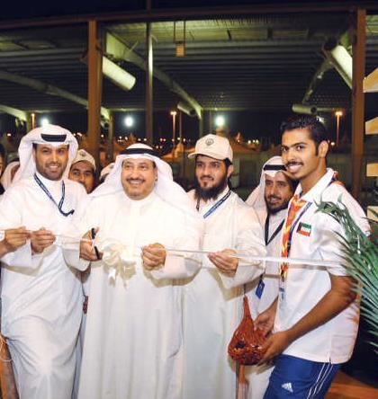 خليف الاذينة ورومي الرومي يفتتحان مقر البعثة الجديد﻿