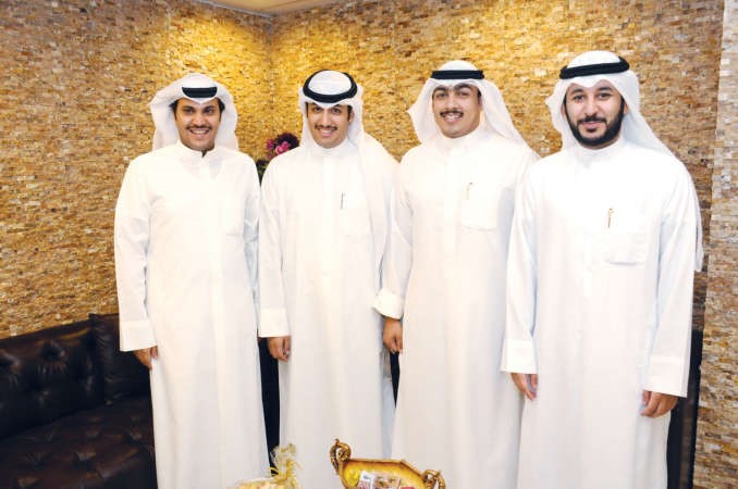 المحامون عبدالله العلاج وسعود الحمدان وخالد السويفان وسعد الفضوة﻿