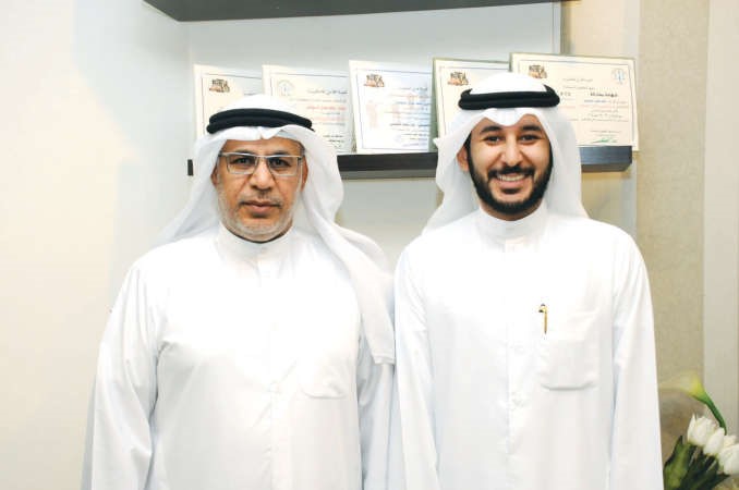 ناصر العلاج مع المحامي عبدالله العلاج﻿