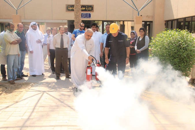 التعرف على التعامل مع الحرائق