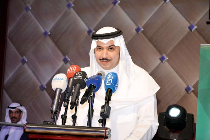 الشيخ مبارك العبدالله يلقي كلمته﻿