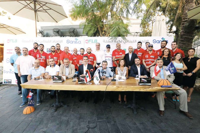 وفد المنتخب اللبناني المشارك في البطولة الاسيوية
